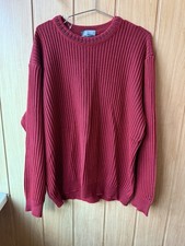 Carlo Colucci Red Ribbed Knit