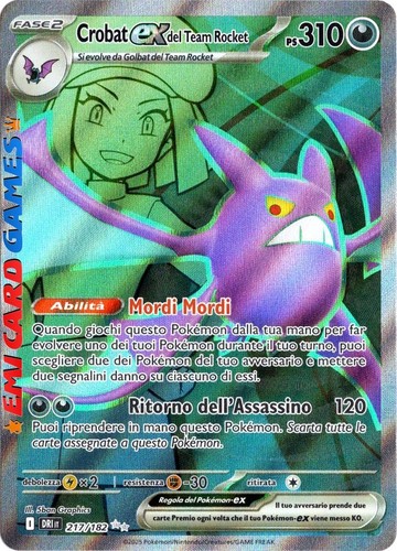 Crobat del team rocket - ex,