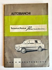 MC575 MANUALE ORIGINALE USO E MANUT. BIANCHINA PANORAM. AUTOB. 15^ ED. FANTOZZI