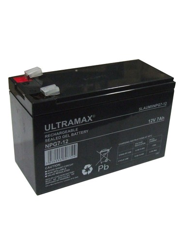 Ultramax 12v 7ah - 7ah, batteria