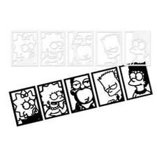 I SIMPSON - Quadro moderno in