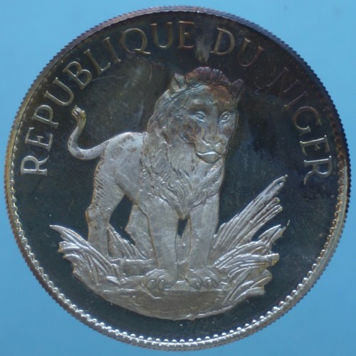 Niger franchi 1968 argento - niger,