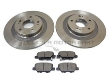 Set 2 dischi e pastiglie freno posteriori Citroen C4 Aircross 1.6 HDi 2012-2018