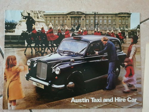 Brochure dépliant austin taxi - brochure,