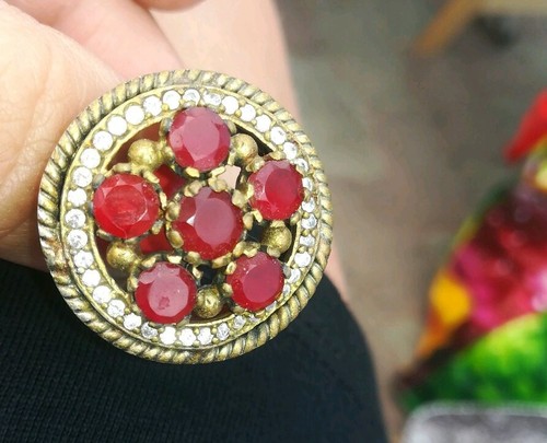 Antico grande anello argento