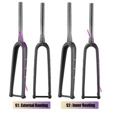 Forcella bici asse passante