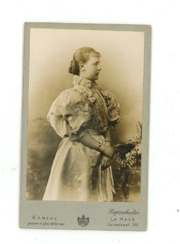 Cdv vintage regina - vintage, guglielmina