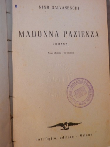 Madonna pazienza nino - pazienza,