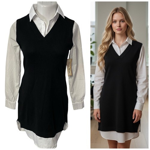 Maglione rosa indaco camicia
