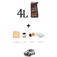 HOFFCAR Kit tagliando 4 FILTRI