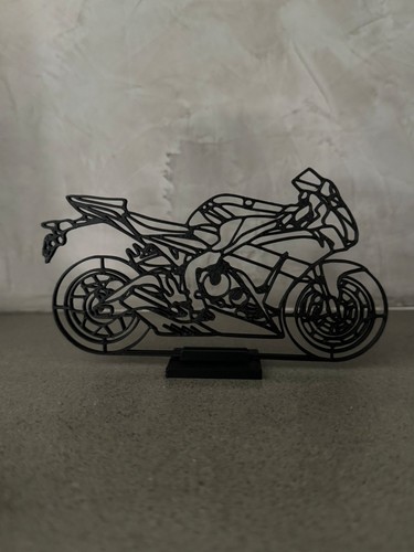 Moto stilizzata stampata 3d - stilizzata,