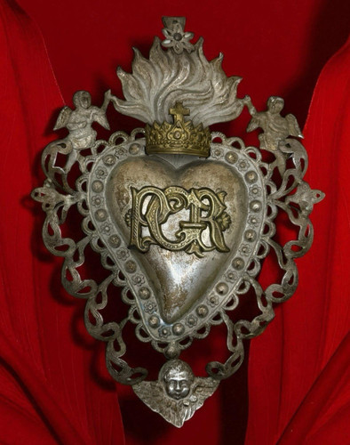 Voto vintage cuore sacro - voto,