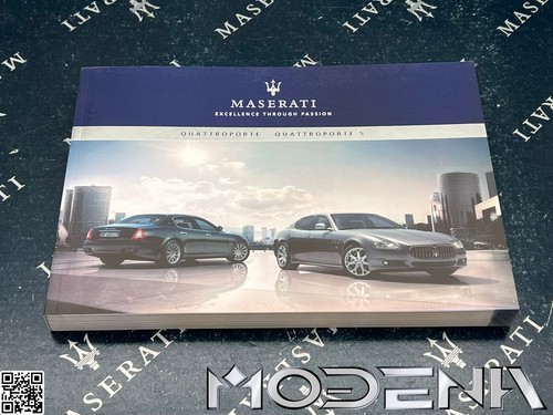 Manuale istruzioni maserati - manuale,