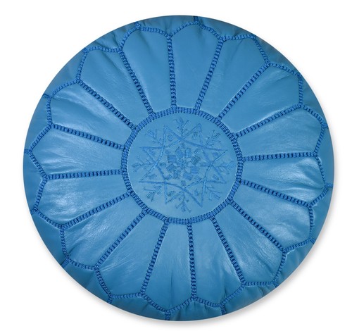 Pouf marocchino pelle - pouf,