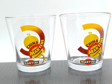 MARTINI - CHINA MARTINI COPPIA BICCHIERI PUBBLICITARI DA COLLEZIONE