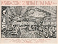 PUBBLICITA' 1924 NAVE GIULIO