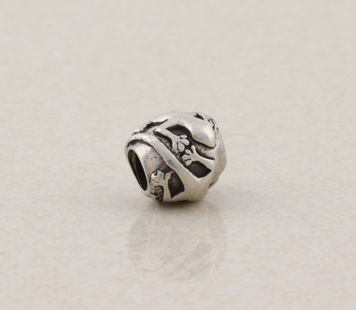 Charm con perle lucertola - charm, di