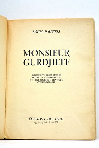 Livre ancien pauwels - ancien,