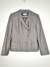 Giorgio Armani Collezioni blazer donna asimmetrico misto lana 10