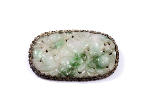 Spilla broche intagliata - broche, in