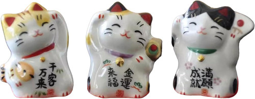 Set mini gatto fortunato - set, 3