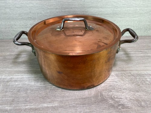 Copper cooking pot stewpot - copper,