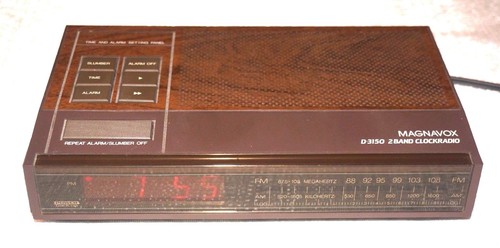 Magnavox 3150 radio orologio - d-3150,