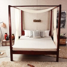 Letto baldacchino legno - letto,