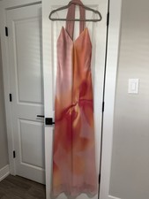 Abito lungo stampato Zara con