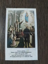 Padre Carlo da Abbiategrasso, Holy Card, Casalpusterlengo
