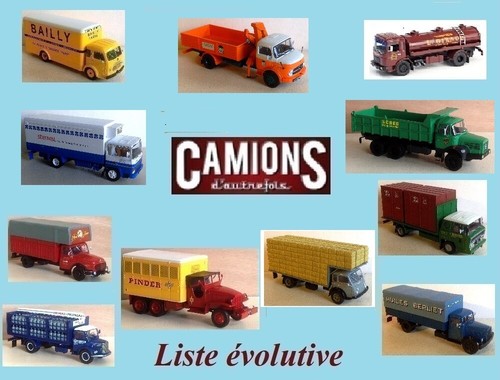 Camions autrefois - d'autrefois,