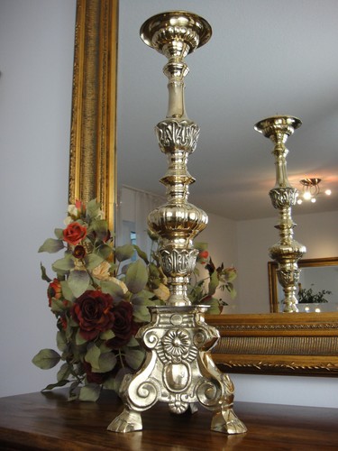 Candelabro chiesa argento - chiesa,