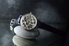 PINKO PARIS RARE HEBDOMAS MEN'S SQUELETTE OVERSIZED VINTAGE DRESS WATCH 46MM