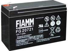 Batteria FIAMM AGM pannelli solari fotovoltaici 7.2 Ah