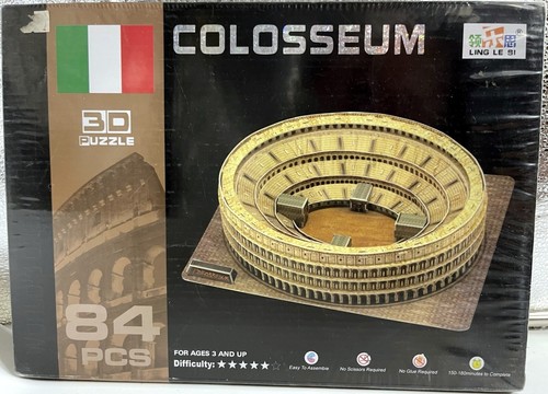 Colosseum puzzle pieces - 3d,