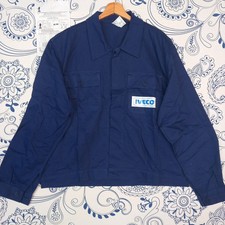 IVECO FIAT GROUP VINTAGE WORKWEAR JACKET GIACCA  LAVORO TG 56 TRUCK ARBEITSJACKE