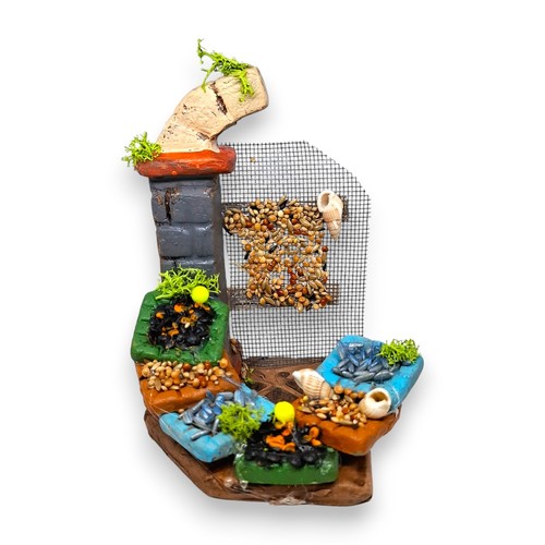Banco pesce terracotta - in, –
