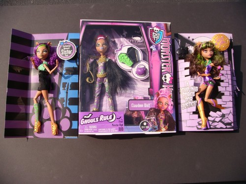 Monster high clawdeen wolf - clawdeen, mib