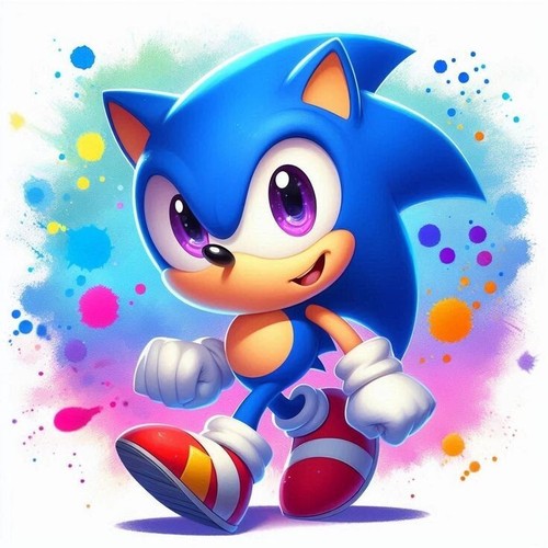 Sonic commestibile party - commestibile,
