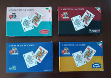 4 MAZZI DI CARTE DA GIOCO POKER RAMINO MODIANO PUBBLICITARIE - VEDI DETTAGLI