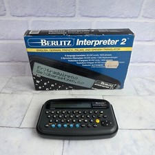 Berlitz Interpreter 2 TR550 Eurotronics 1992 vintage con scatola