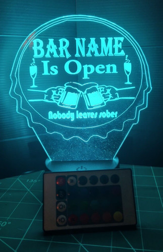 Insegna bar personalizzata - insegna,