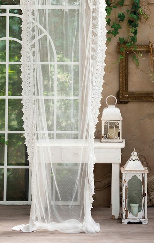 Tenda ricamata voile - ricamata,