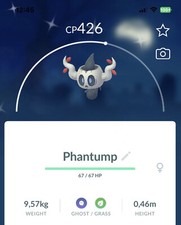 Shiny Phantump Pokemon Gen6 Go