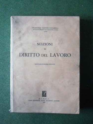 Nozioni diritto del lavoro - di,