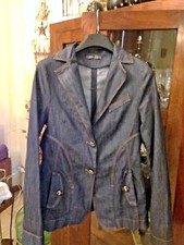 ANNARITA N. GIACCA IN DENIM LEGGERO TG. 46 Veste 40-42 IT