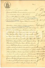 1910 BASSANO DEL GRAPPA Pietro VAN AXEL CASTELLI vende terra a Sante LUCIANI