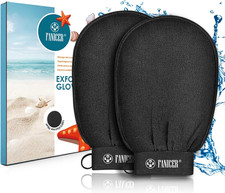 Guanto Esfoliante Corpo Nero