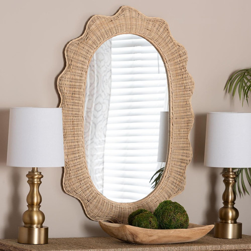 Specchio parete rattan - da,