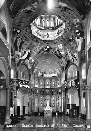 Cartolina cascia basilica - cartolina,